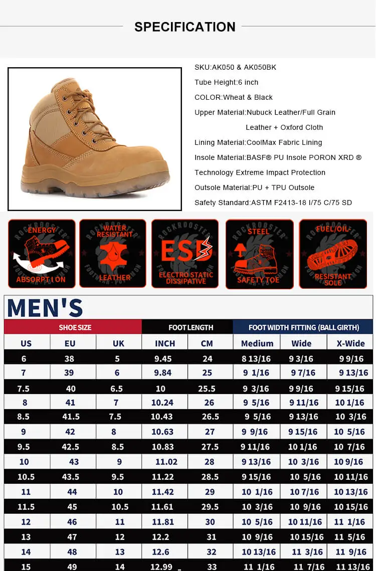 Botas ROCKROOSTER en entorno outdoor