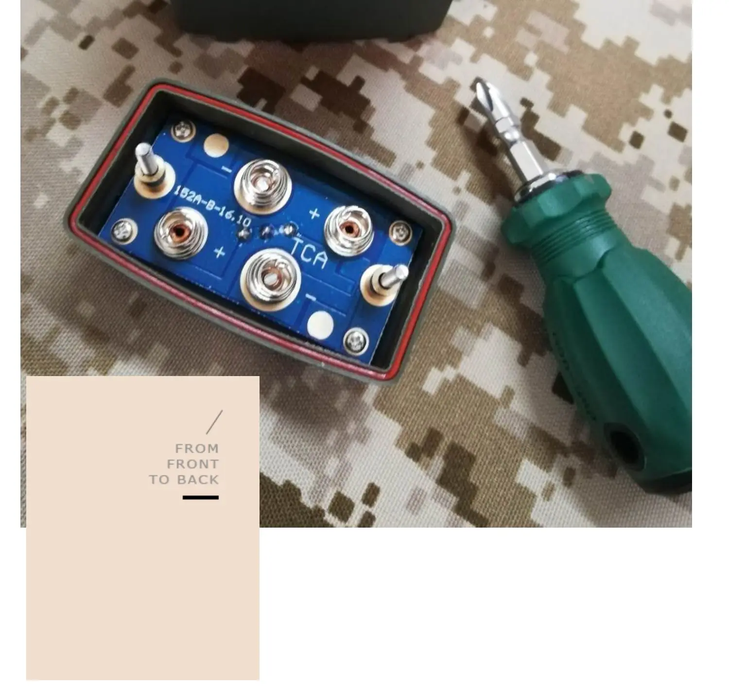 Caja de batería de litio para radio PRC-152A – Sin célula - imagen 2