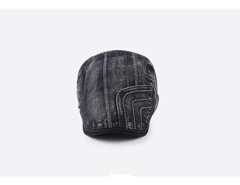 Gorra vaquera lavada en espiga
