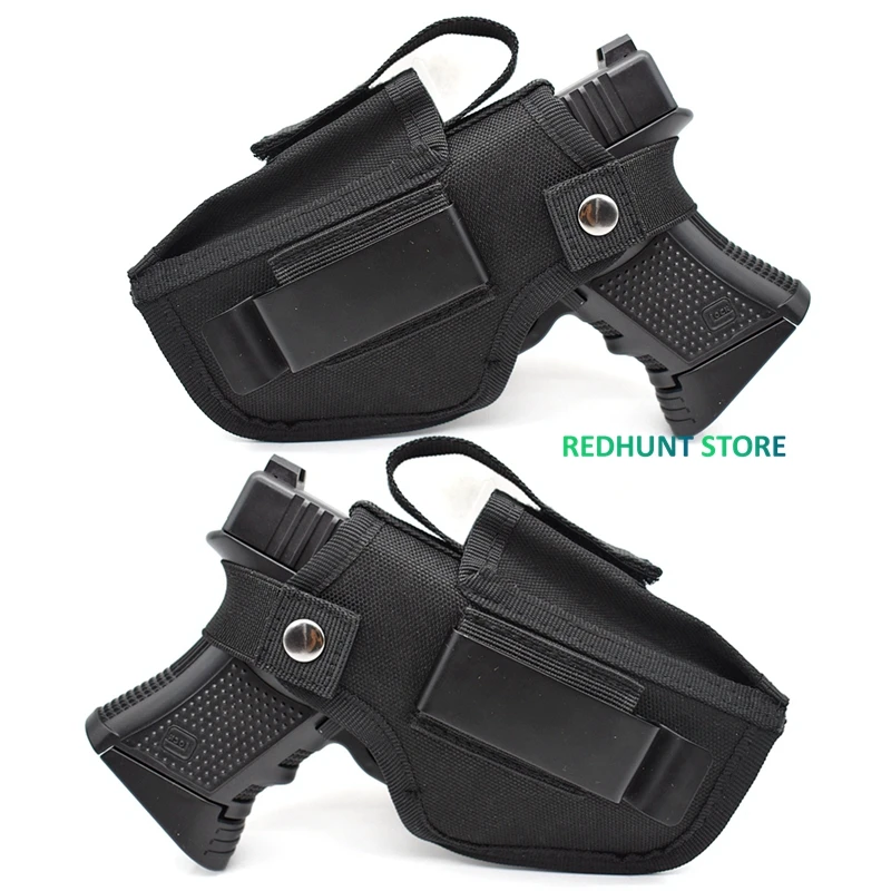 Vista frontal de la pistolera táctica REDHUNT