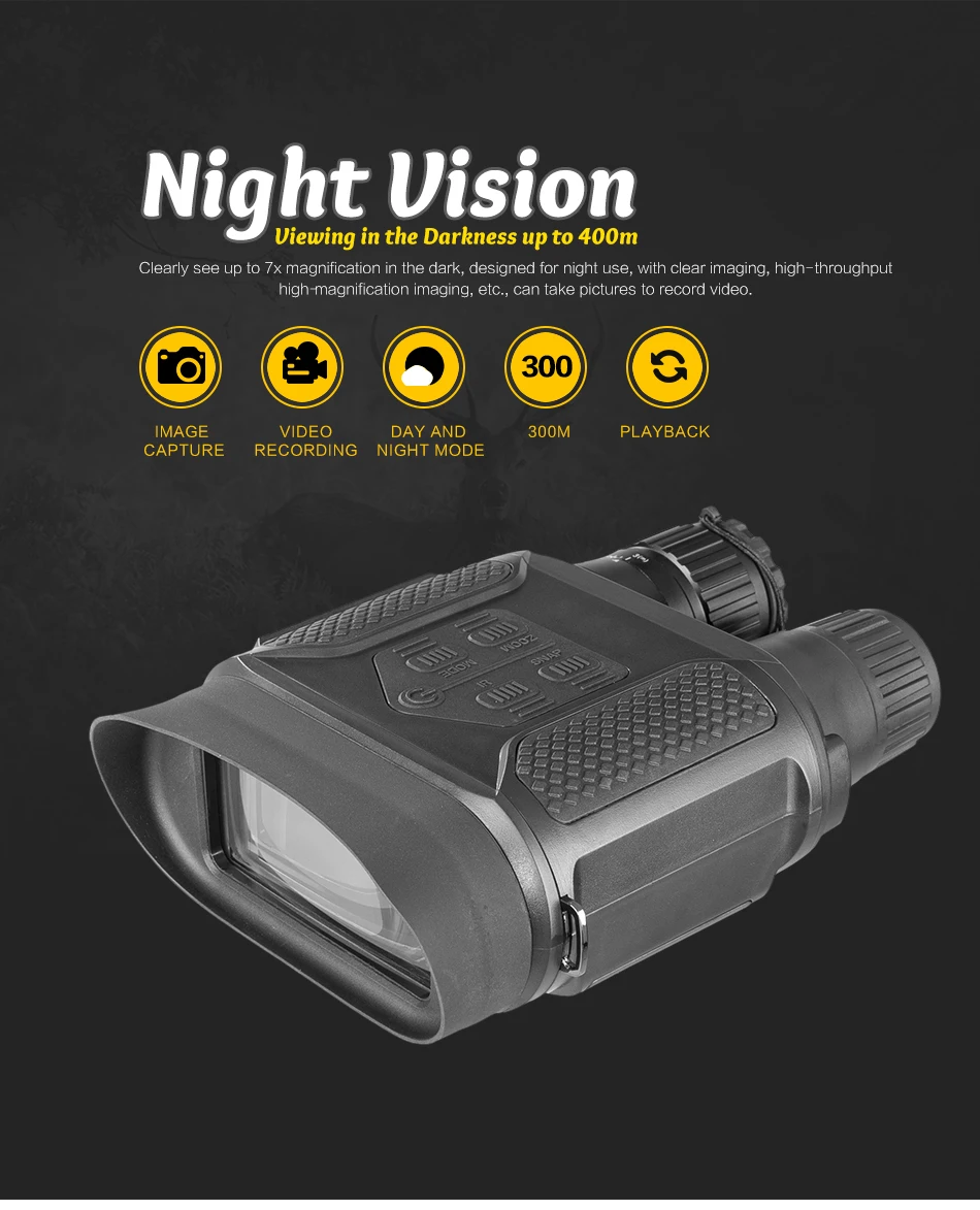 Binoculares NV400B con pantalla LCD 2.0