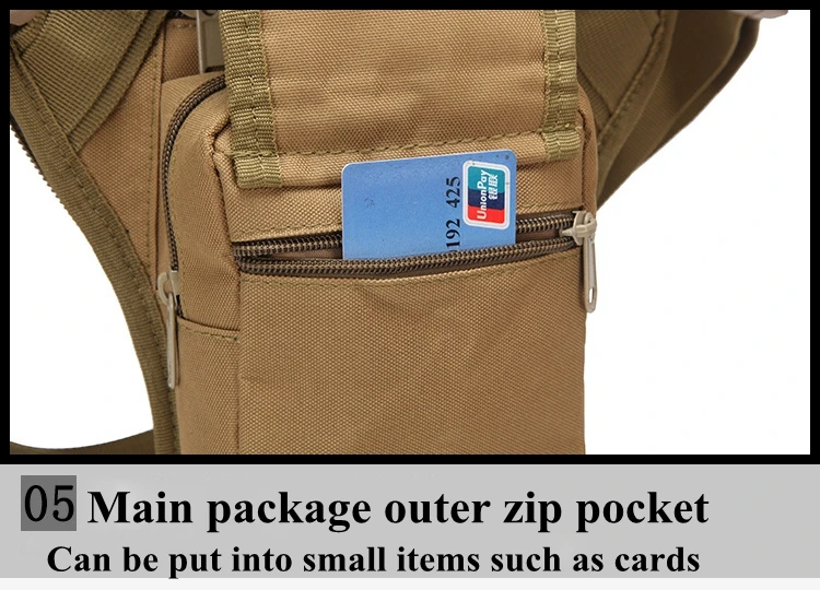 Riñonera táctica en acción durante outdoor