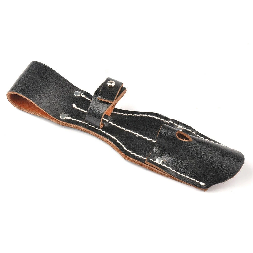 Funda de bayoneta alemana de cuero artesanal para cuchillo