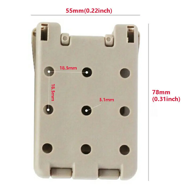 Kydex Tek Lok Funda para pistola táctica MOLLE