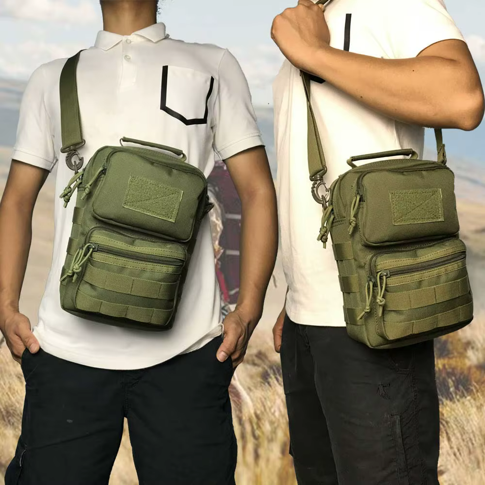 Bolsa táctica MOLLE de hombro – Riñonera militar hombre - imagen 3