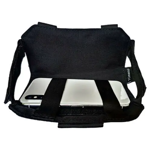 Bolsa en uso con chaleco
