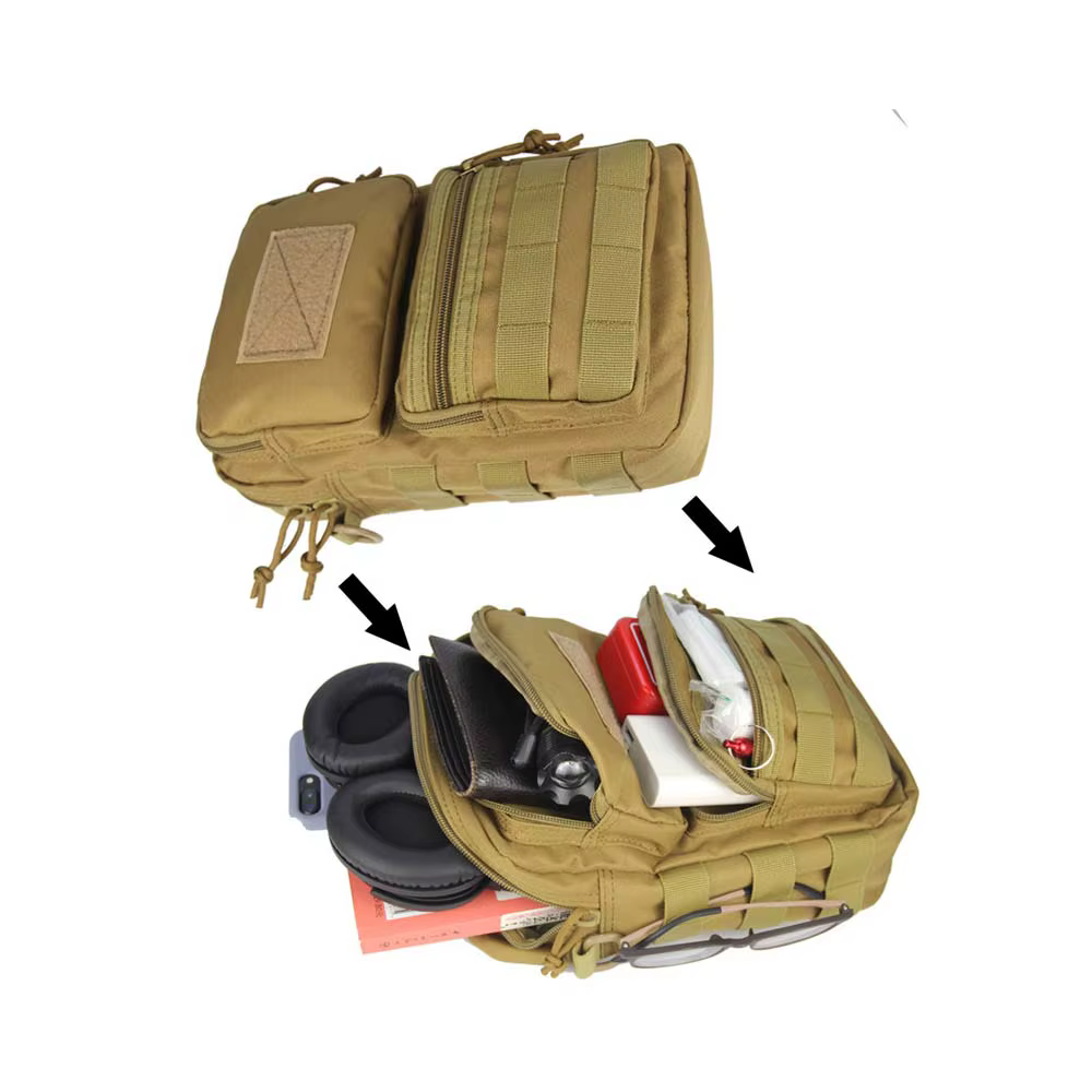 Bolsa táctica MOLLE de hombro – Riñonera militar hombre - imagen 2