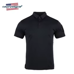 Emersongear Polo táctico secado rápido – Azul para senderismo y caza