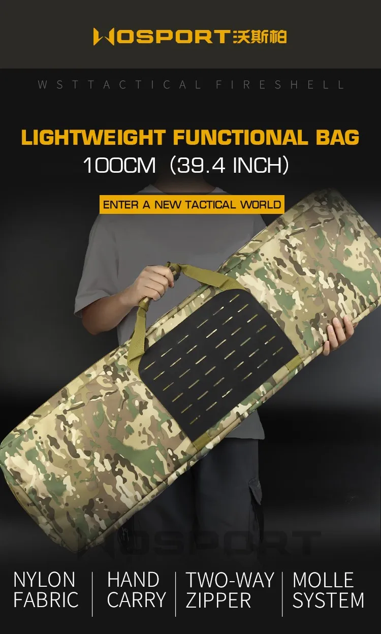 Funda táctica CLUSGO para rifle de 100 cm
