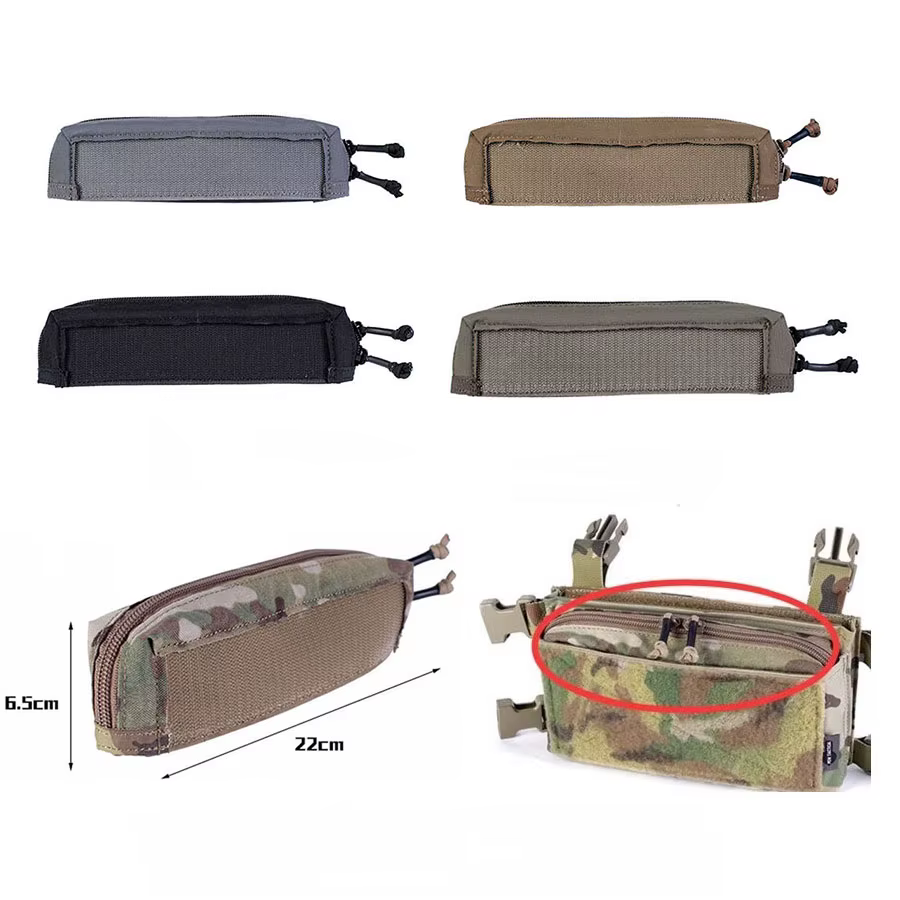 Chasis táctico pecho MOLLE MK3 MK4 con panel de cremallera - imagen 2
