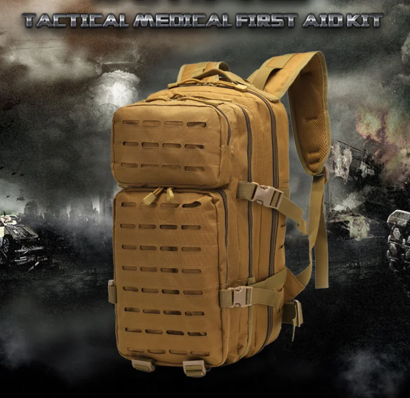 Mochila táctica estilo MOLLE 3P para exteriores