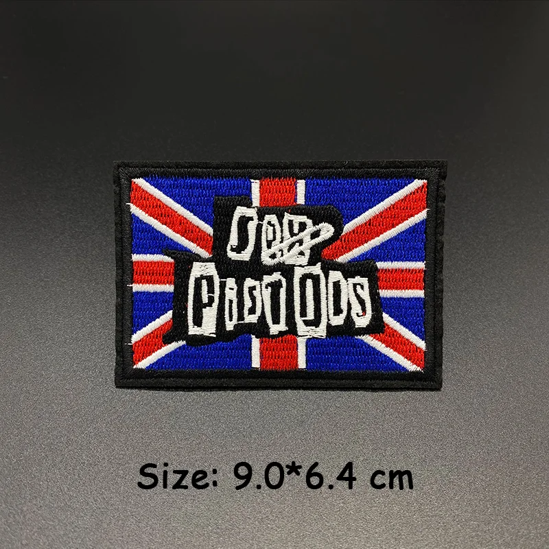 Parche metálico bordado rock punk para chaqueta - imagen 2