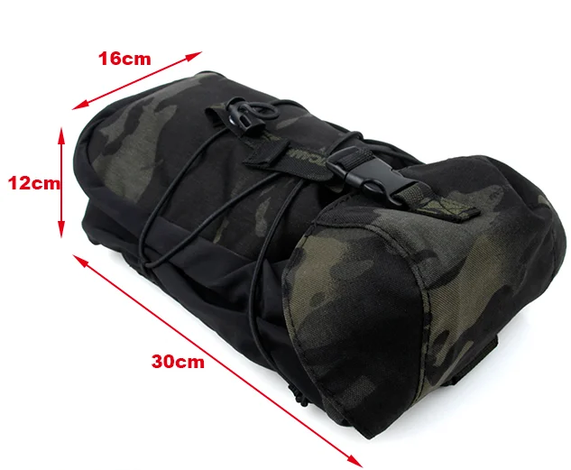 Bolsa táctica con sistema MOLLE y acabado mate