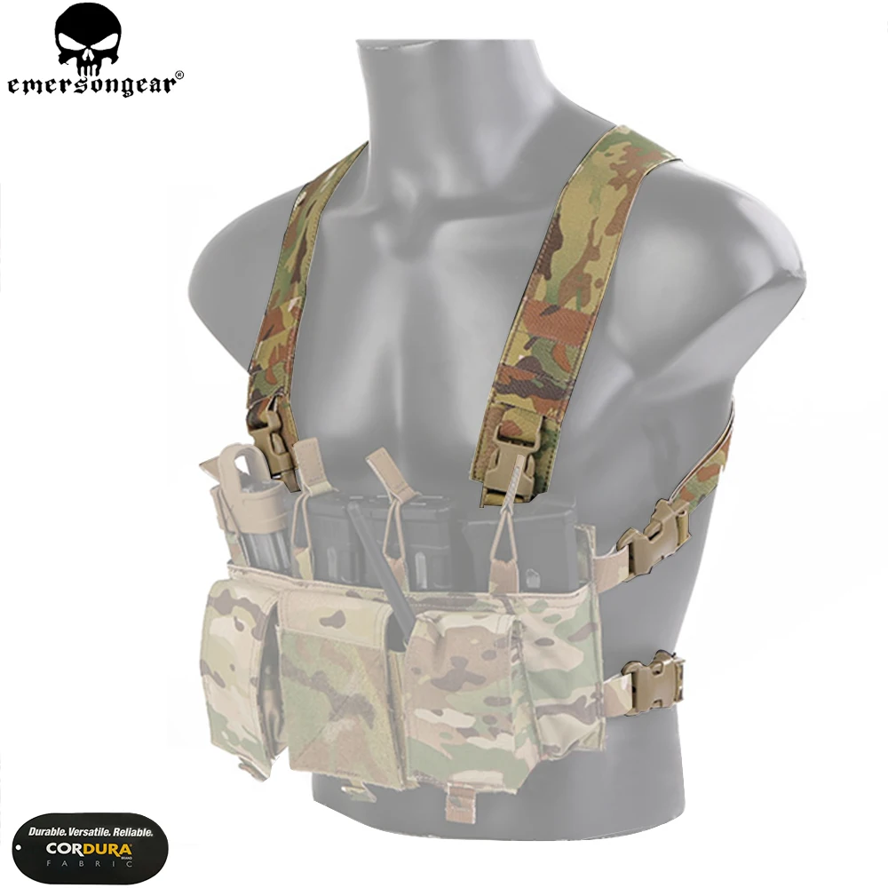 Aparejo de pecho EMERSONGEAR D3CRM visto de frente