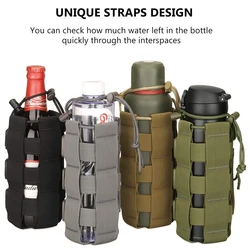 Bolsa MOLLE portabotellas táctica – Cordón ajustable