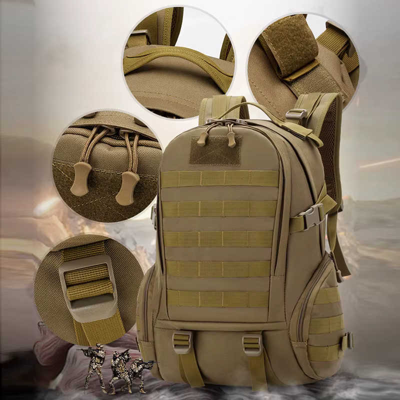 Mochila táctica camuflaje senderismo gran capacidad - imagen 5