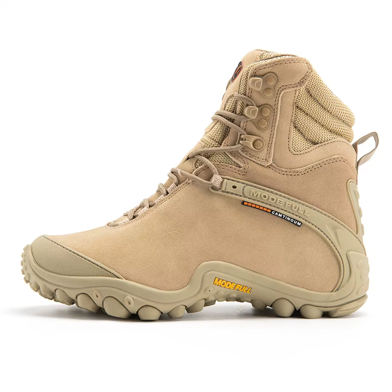 Botas tácticas cuero impermeable para trekking y outdoor