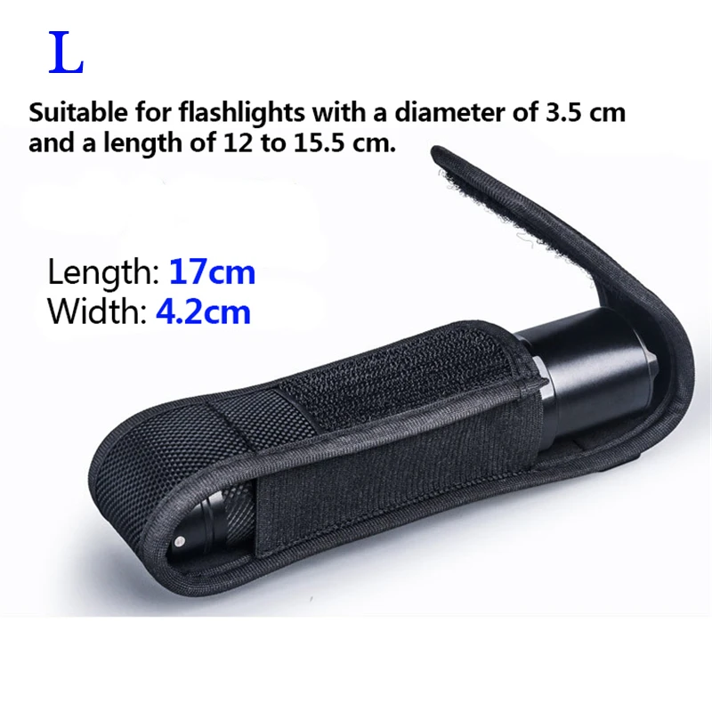 Bolsa táctica MOLLE para linterna LED - funda outdoor resistente - imagen 2