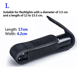 Bolsa táctica MOLLE para linterna LED - funda outdoor resistente
