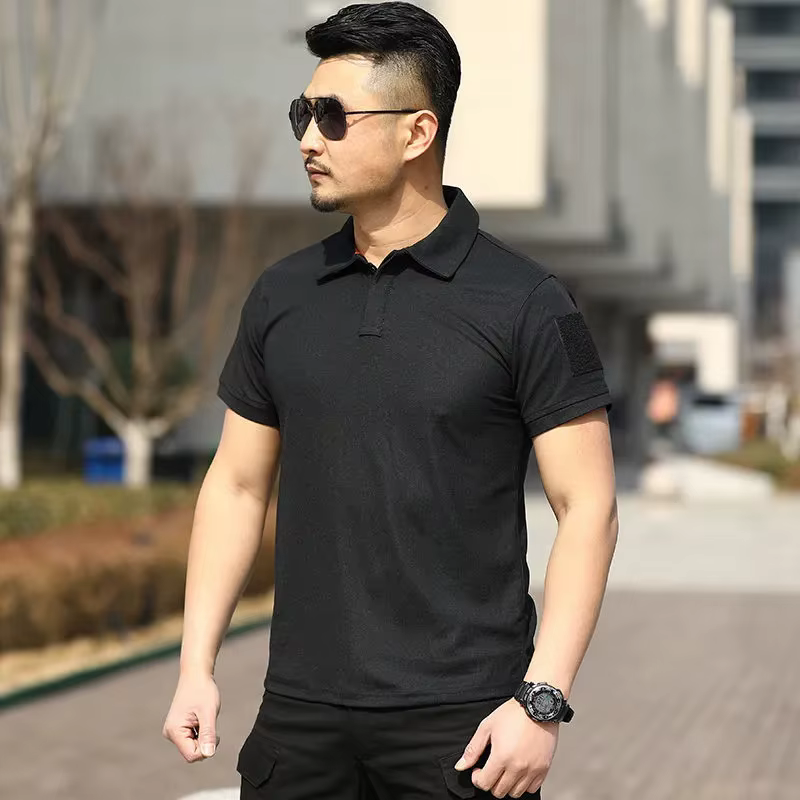 Camiseta táctica transpirable de secado rápido para hombre - imagen 5