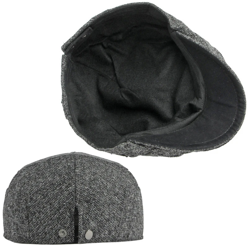 Gorra de pico pato espiga con visera para otoño e invierno - imagen 3