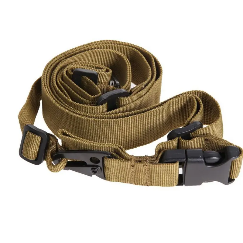 Eslinga táctica 3 puntos rifle elástica giratoria ajustable - imagen 3