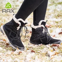 RAX Botas senderismo mujer – Caña media forro polar antideslizante
