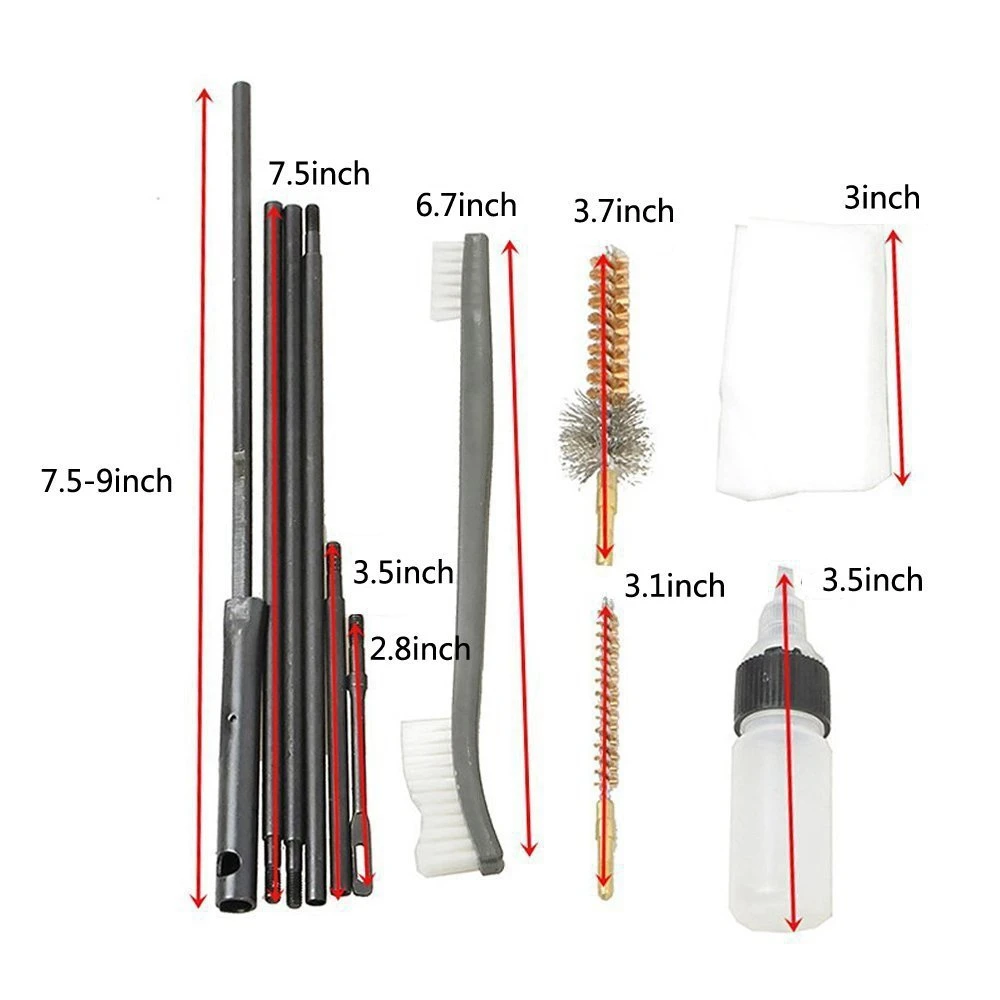 Kit limpieza AR-15/M16 mantenimiento rifle táctico - imagen 4