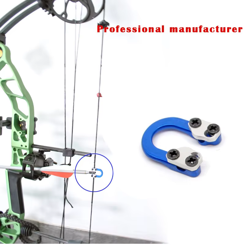 Arco compuesto aluminio – Cuerda y anillo metálico para tiro - imagen 3