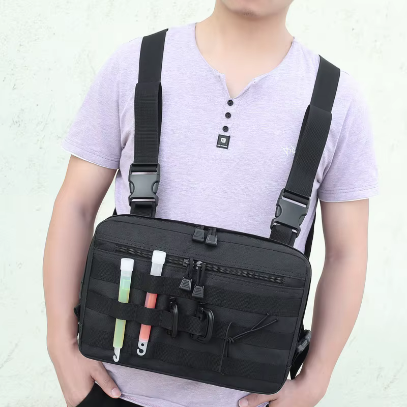 Hip Hop bolso táctico de pecho MOLLE multifuncional ajustable - imagen 5