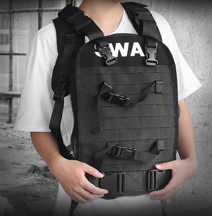 Chaleco mochila táctico SINAIRSOFT vista frontal