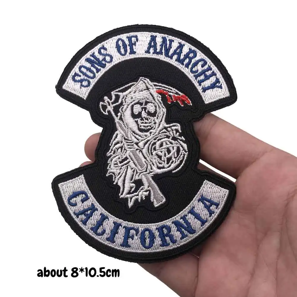 Mayans Sons of Anarchy parche bordado motociclista punk - imagen 4