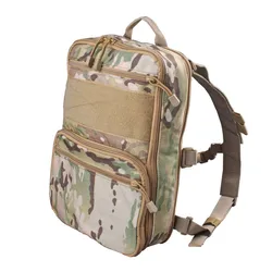 Mochila táctica Flatpack D3 hidratación MOLLE multiusos Airsoft