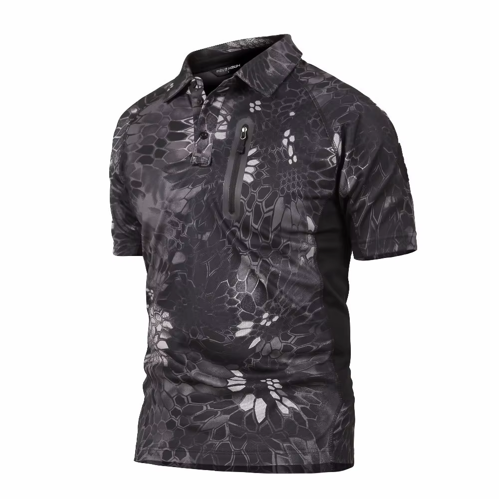 Camisa táctica ripstop camuflaje woodland secado rápido - imagen 3
