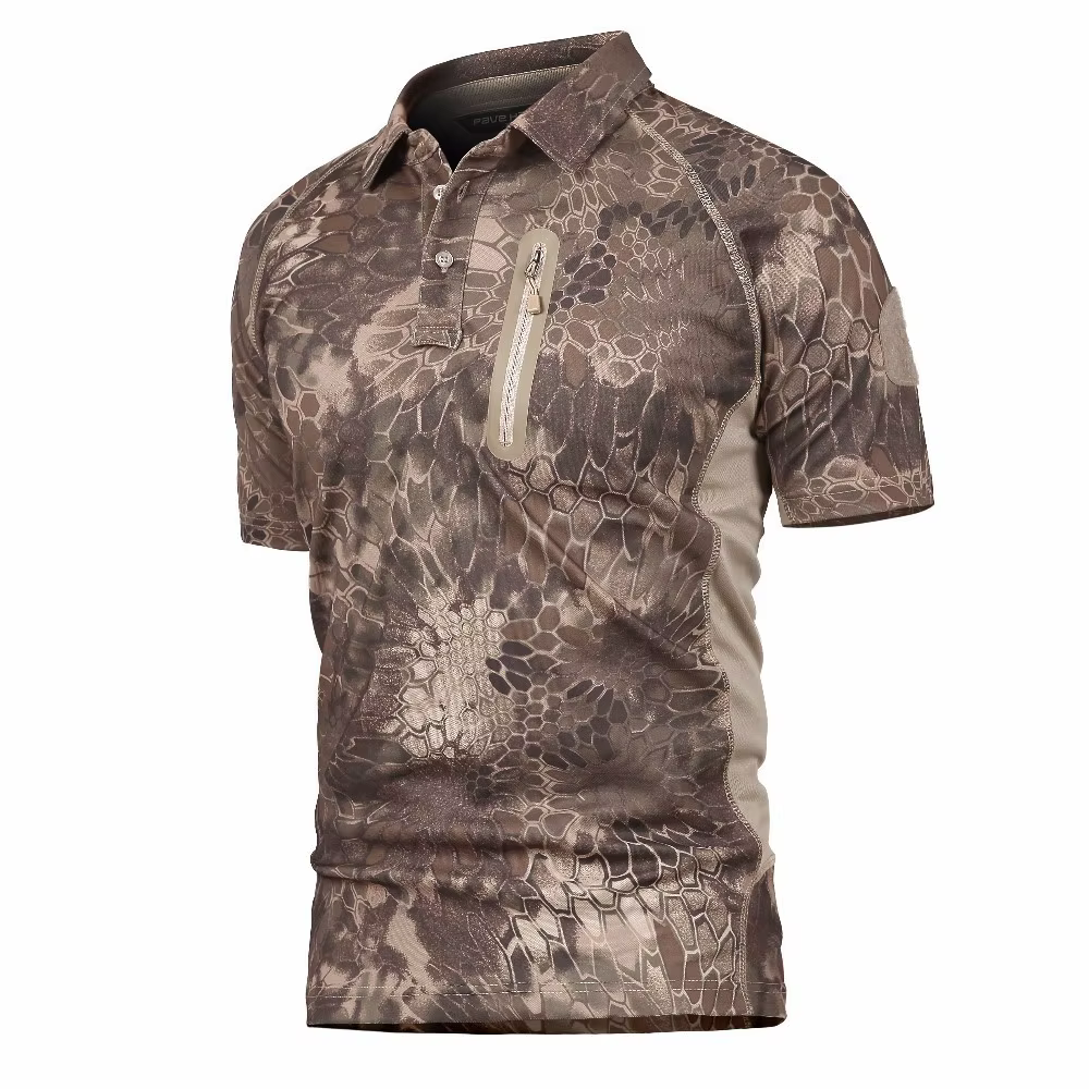 Camisa táctica ripstop camuflaje woodland secado rápido - imagen 4