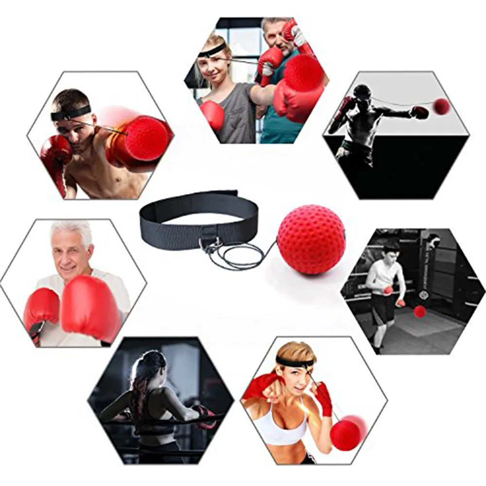 Reflex training ball for home workout
