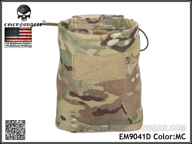 EMERSON Porta-cargadores táctico MOLLE plegable para cintura Airsoft