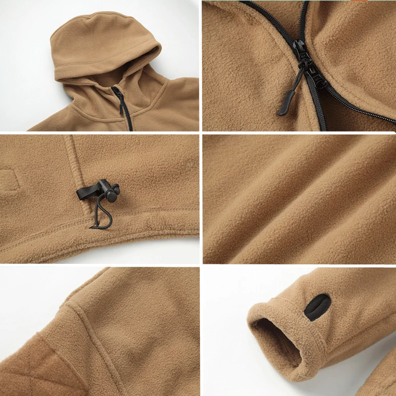 MEGE Chaqueta Táctica Lana Merino Impermeable Transpirable Alta - imagen 3