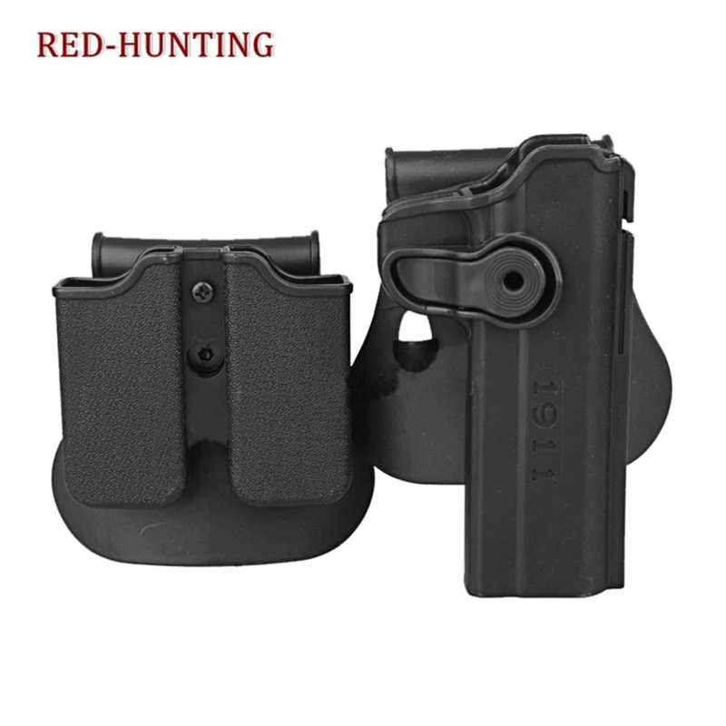 Funda táctica IMI Colt 1911 con portacargadores doble para pistolera - imagen 4