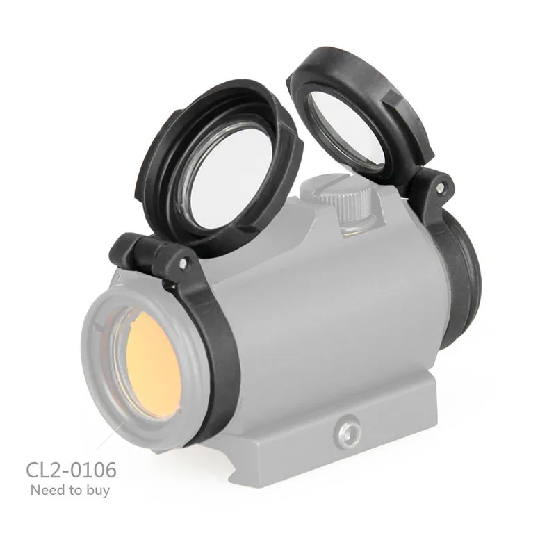 Mira de Punto Rojo QD con Tapa Abatible T-2 para Airsoft y Caza - imagen 2