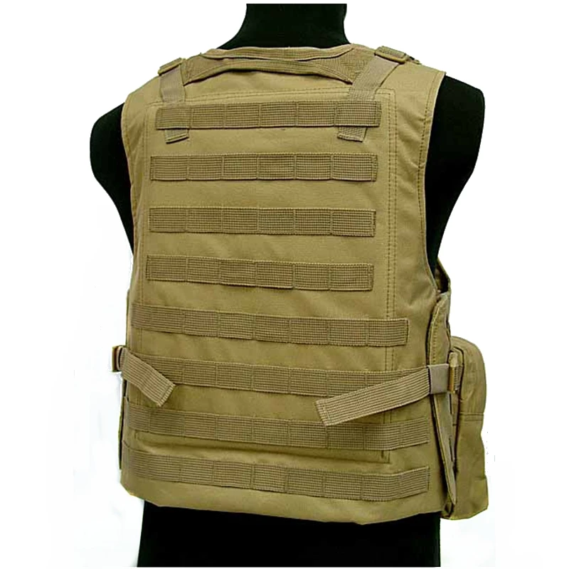 Chaleco táctico Ciras MOLLE portador de placas Airsoft y caza - imagen 2