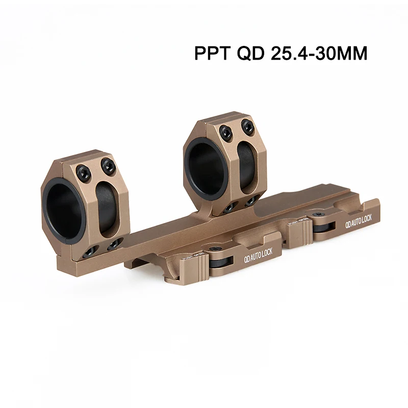 PPT Montura táctica doble anillos riel Picatinny desmontaje rápido - imagen 5