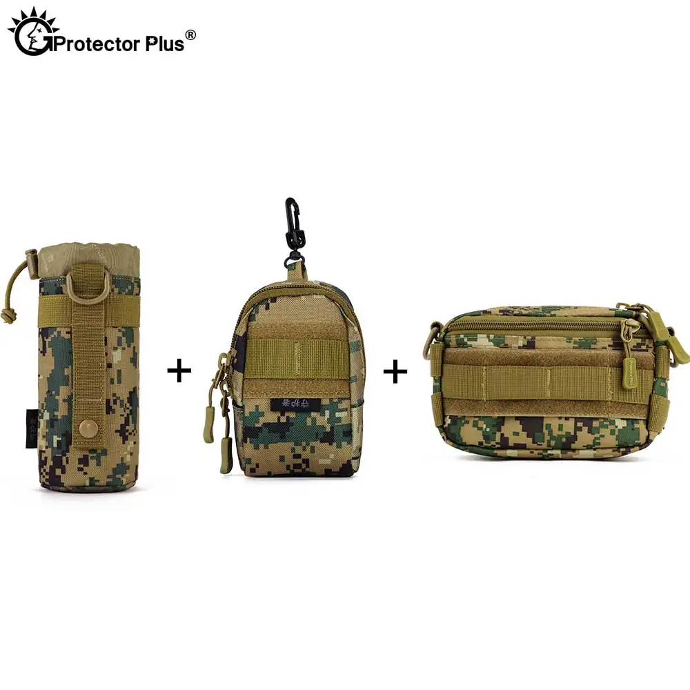 Bandolera táctica MOLLE impermeable – Sistema modular camuflaje - imagen 5