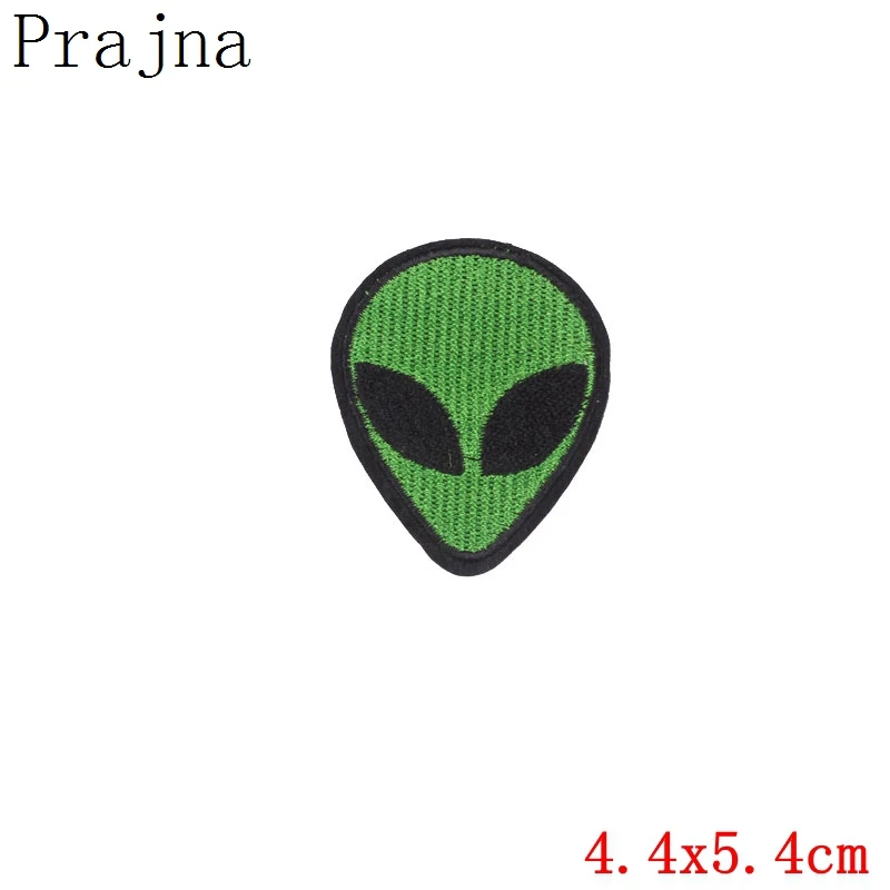 Parche táctico Alien verde bordado termoadhesivo para chaqueta - imagen 2