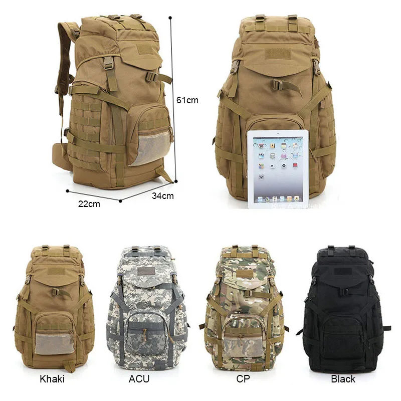 Mochila Táctica MOLLE 60L SCIONE - imagen 4