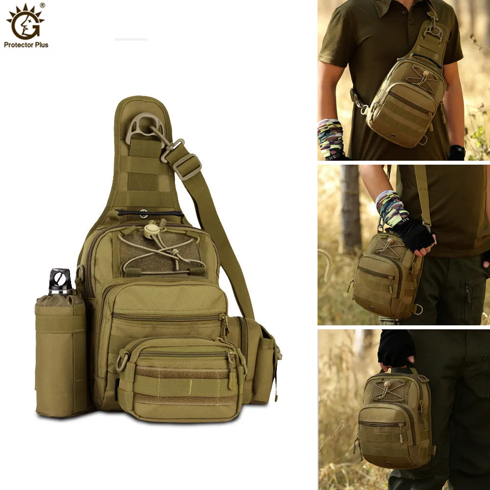 Bolsa pecho táctica MOLLE ripstop modular para chaleco - imagen 4