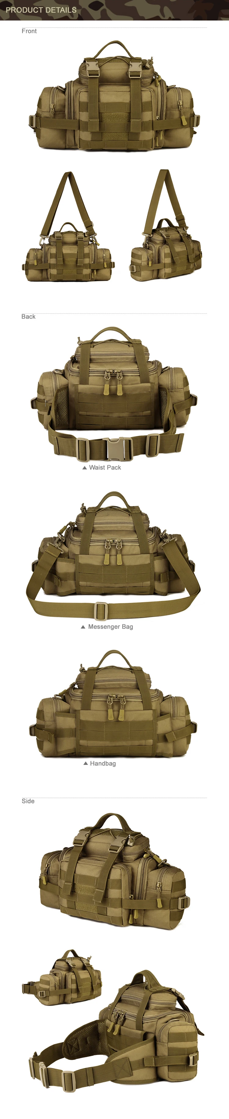 Riñonera de nailon para actividades outdoor