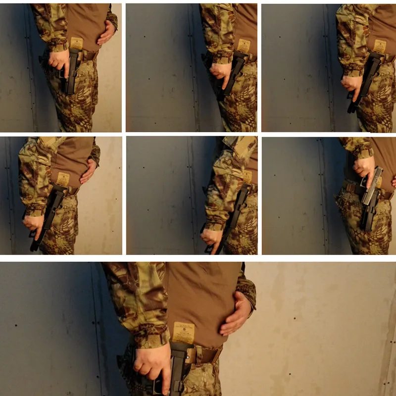 Glock funda táctica cintura liberación rápida IPSC competitiva - imagen 3