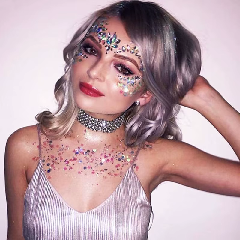 Tatuajes 3D cuerpo y cara – Pegatinas para festivales - imagen 3