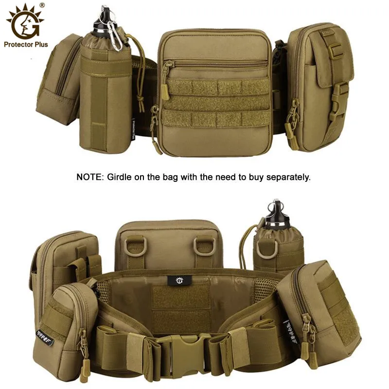Cinturón táctico MOLLE para exteriores – equipo CS de cintura ancha - imagen 5